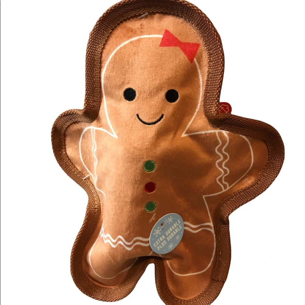 🎉 HP 🎉 🆕 Fringe Studio Bite Me Gingerbread Man Dog Toy